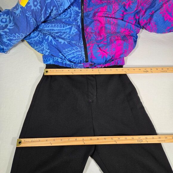 Y2K Vintage OBERMEYER "Shazzam" One-Piece Snowsuit LADIES 6. GLOVES & HEADBAND. - Picture 14 of 17